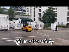 Handelsgewerbliche Industrie 215kwh Lithium-Ionen-Batteriespeichersystem an und aus dem Netz