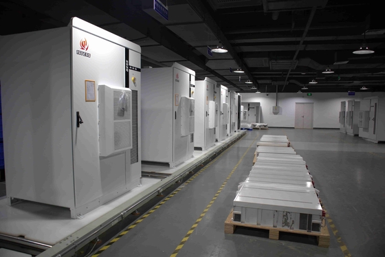 Innen- und Außenindustrie Batterie Energiespeichersystem AC 400V RS485 Ethernet