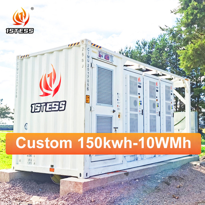 Industrielles kommerzielles Solarenergie-Energiespeichersystem mit einer Batteriekapazität von 500 kWh und Fernüberwachung und -steuerung