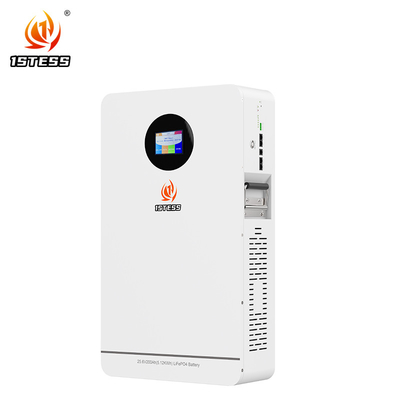 Lifepo4 25,6V Solarbatterie Inverter Hybrid Solarstrom Wandmontierte Batterie 200Ah 5,12kwh Lithium-Ionen-Batterie
