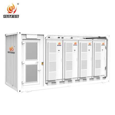 Moduläres Design Containerisierte ESS 1MWh Kapazität 20 Fuß Größe Spannungsbereich 400-800V für die Solarwindintegration