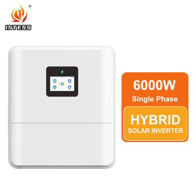 Niedrigspannungs-Einphasen-Hybridumrichter ECO IP65 48V 6kw Solarhybridumrichter MPPT Netz eingeschaltet/ausgeschaltet 48V 6kw Hybridumrichter