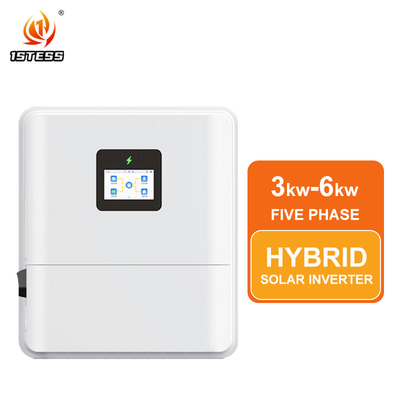 IP65 Einphasen 48V 3KW 3.6KW 4.6KW 5KW Solarumrichter Dual MPPT On/Off Grid Pure Sine Wave 48V 6kw Hybrid Solarumrichter