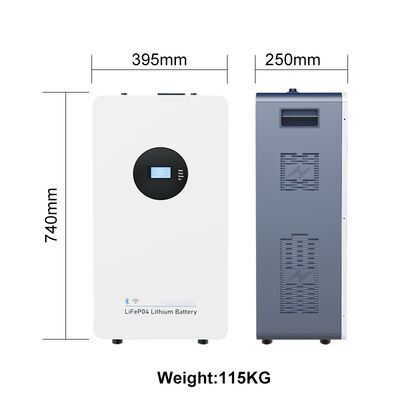 Safe Lifepo4 Lithium Battery 51.2V 314Ah All in One Wall Mounted 16KWh Energy Storage Battery Pack With Remote Upgrade