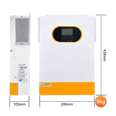 Hybrid Solar Inverter Einphasenausgeschaltet 24V 48V 3.5kw 5.5kw 6.2kw reine Sinuswelle MPPT RS485 Lithium kompatibel