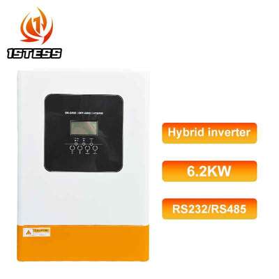 Hochspannung 6,2kW 48V Einphasige reine Sinuswellenumrichter MPPT 60-500Vdc Off-Grid-Solarlader 120A