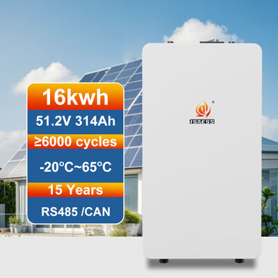 Zuverlässiges 16 kWh LiFePO4-Paket mit automatischem Firmware-Upgrade