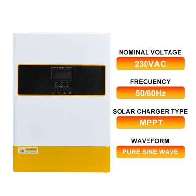 6.2KW Solar Power Inverter 500VDC Max PV Input AC Charge 80A Total Charge 120A